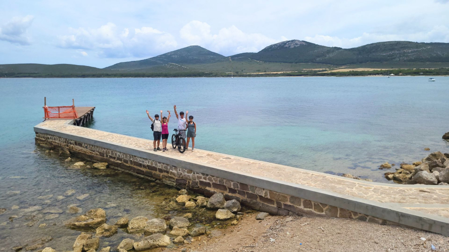 E-bike tour con vistas al mar turquesa de Alghero