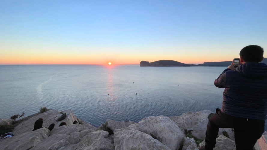 Tramonto su Capo Caccia ad Alghero