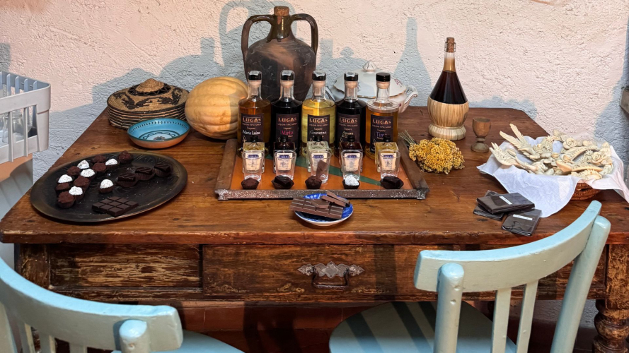 Guided chocolate and liquor tasting in central Sardinia