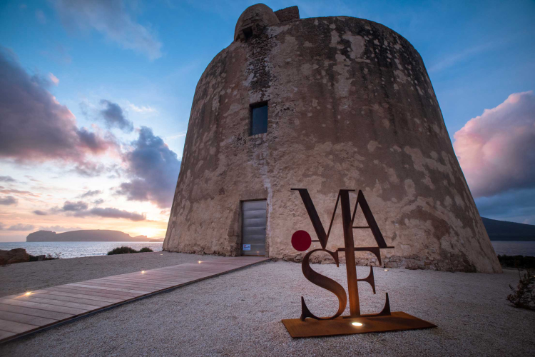 Vista sul MASE al tramonto