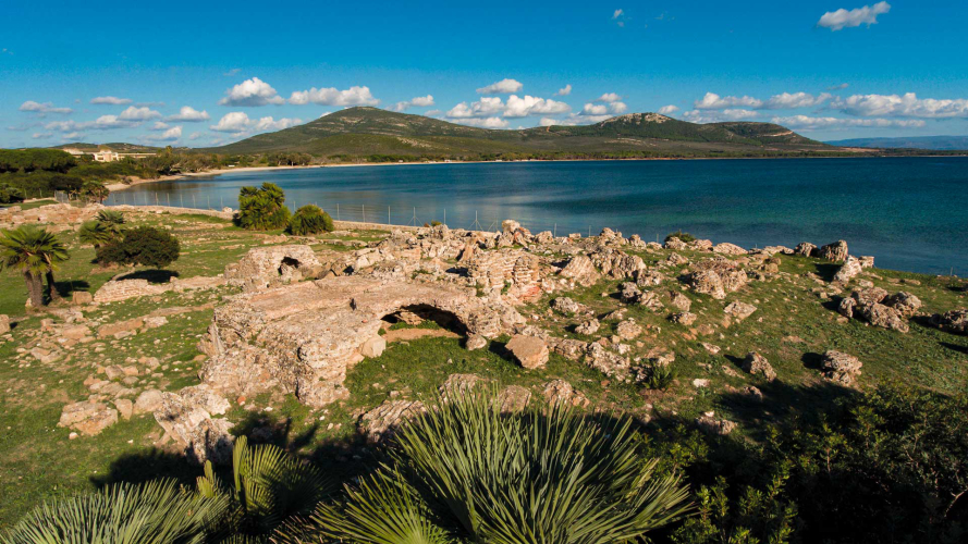 Foto area della villa romana di Sant'Imbenia