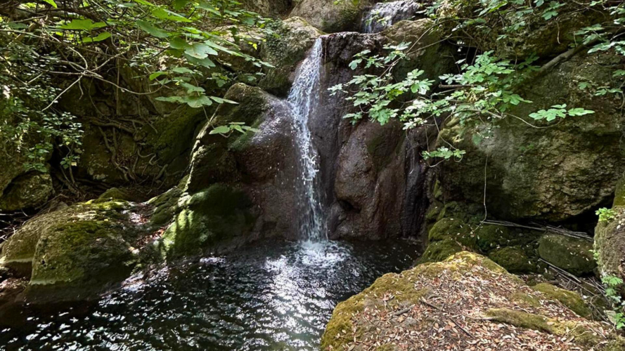 Anella waterfalls in the territory of Cargeghe