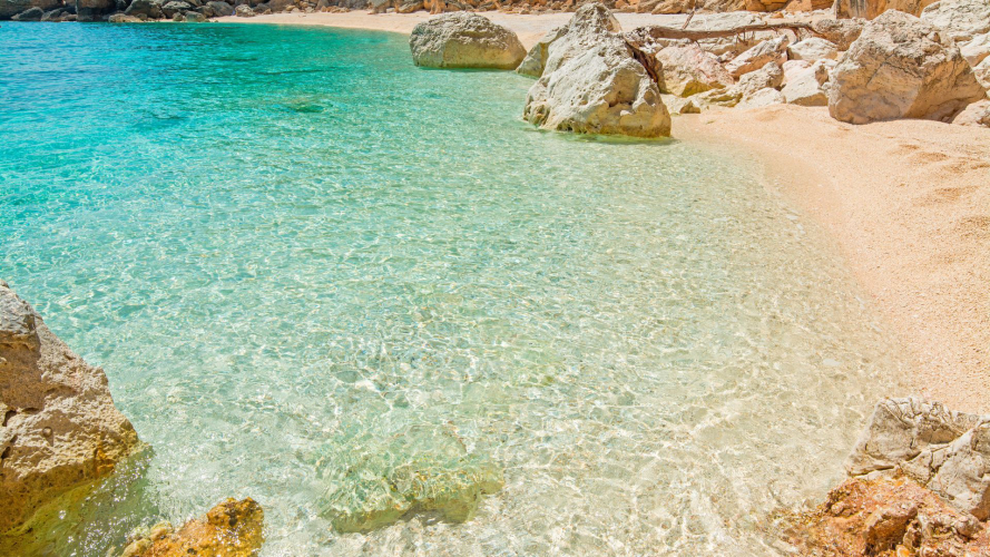 Plage de Cala Sisine dans le golfe d'Orosei