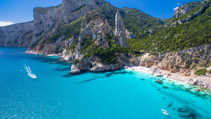 Vue de la zone de Cala Golortizè