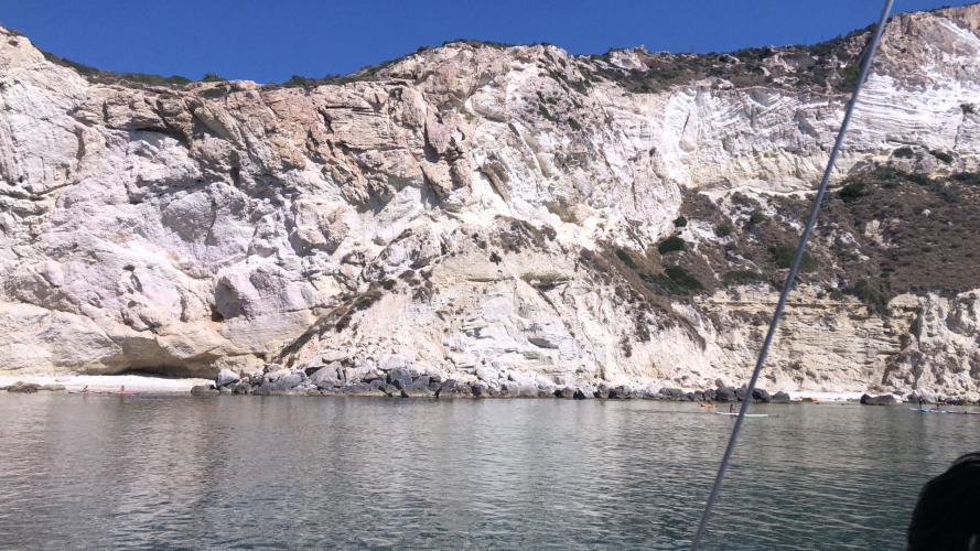 Vista de la costa del Golfo de Cagliari