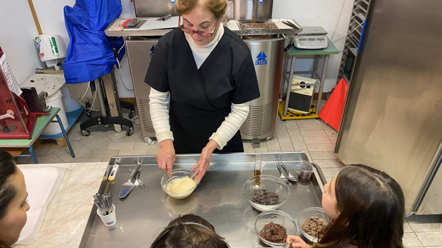 Chocolate workshop in Laconi