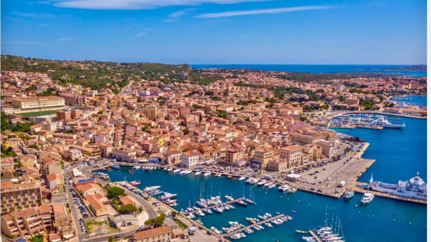 Vista dall'alto della Maddalena