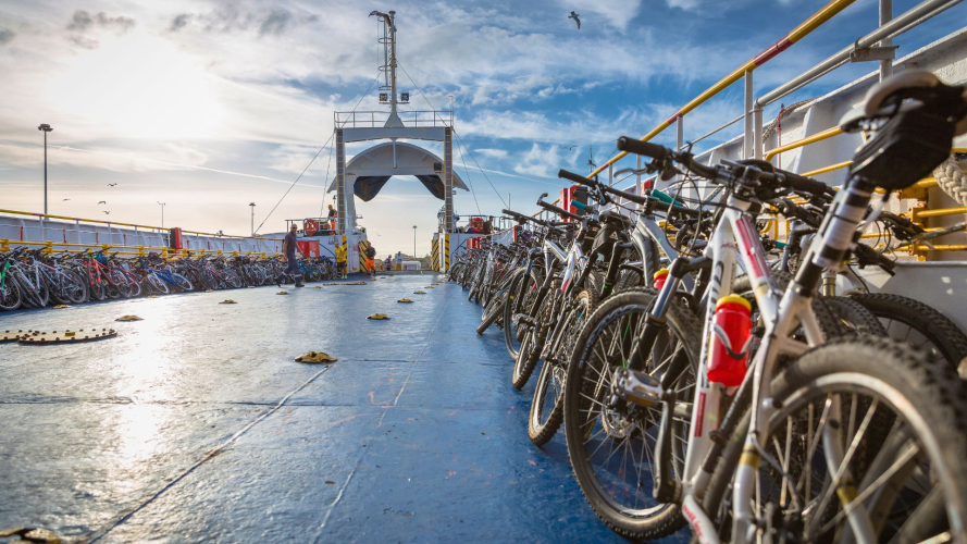 Bici e traghetto per l'Asinara dal porto di Porto Torres