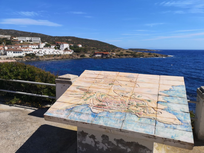 Mappa dell'Asinara
