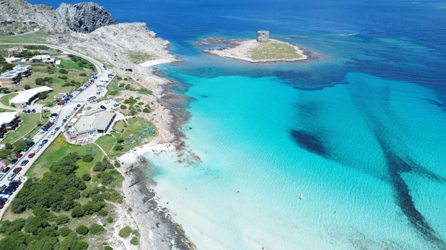 Pelosa Sea in Stintino, Sardinia