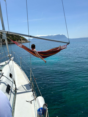 Sosta in relax di fronte a Figarolo