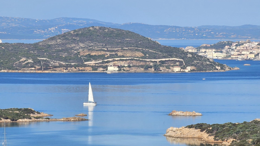 Vista sul mare dell'Arcipelago di La Maddalena
