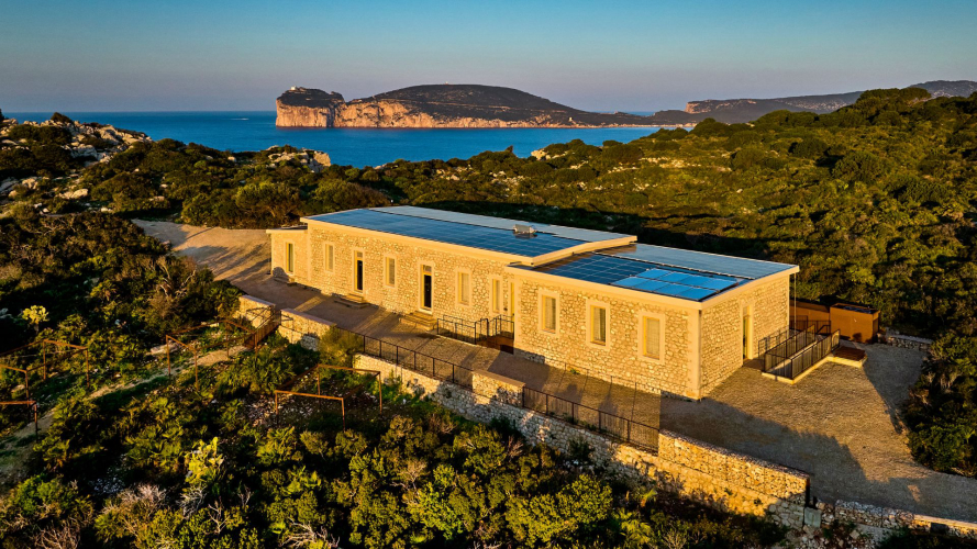 Blick auf Capo Caccia von Punta Giglio