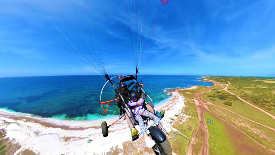 Paragliding experience for the disabled