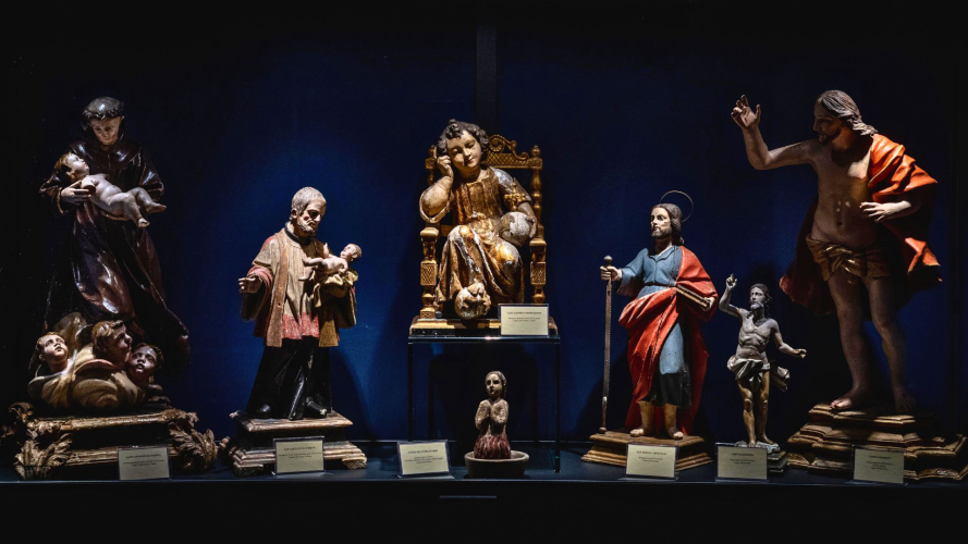 Sacred icons at the Sacred Art Museum of Laconi
