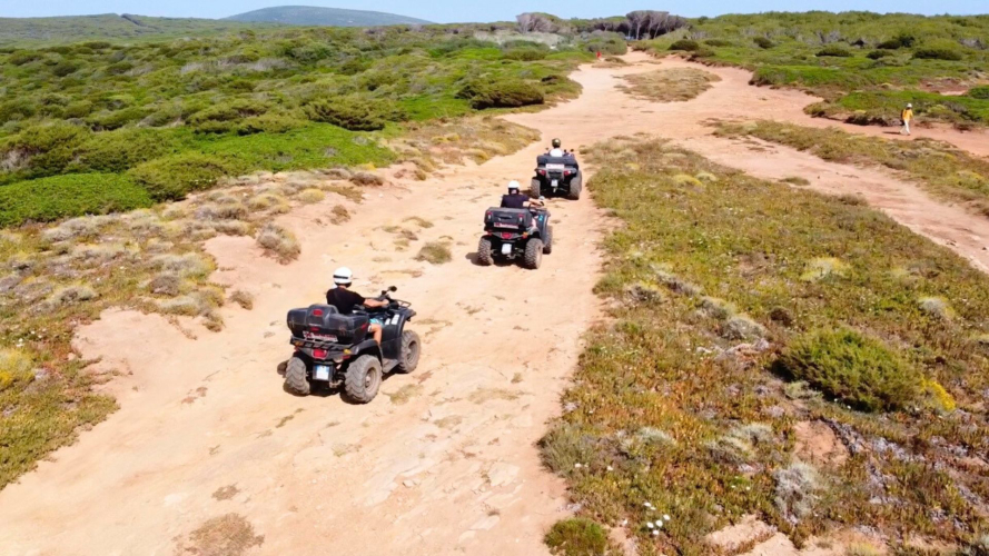 Quad in tour nel territorio di Alghero fra terra e mare