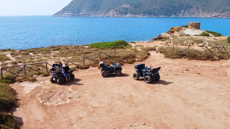 Quad in tour nel territorio di Alghero fra terra e mare
