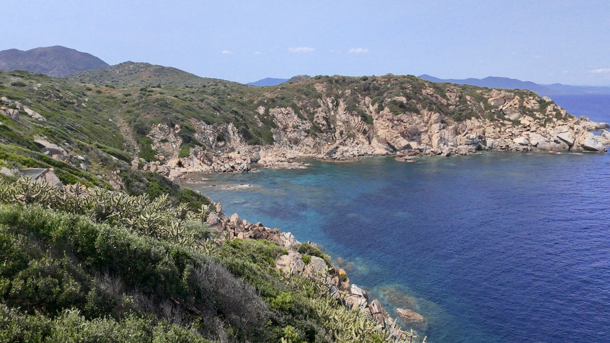 Costa de Muravera, en el sur de Cerdeña