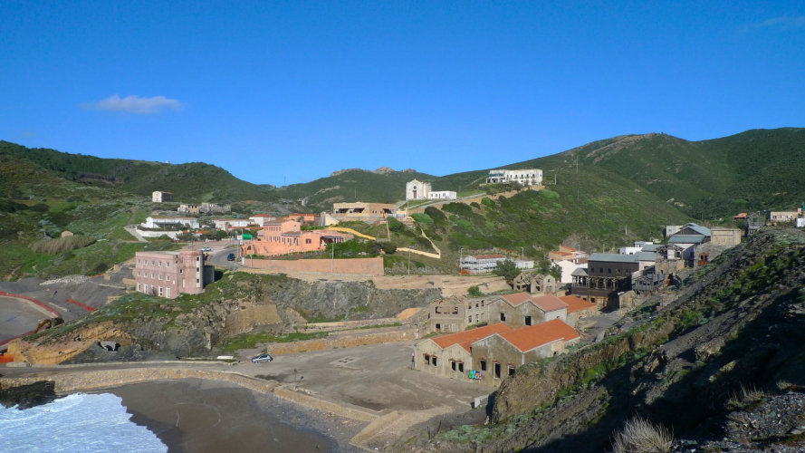 Village minier d'Argentiera dans la région de Sassari