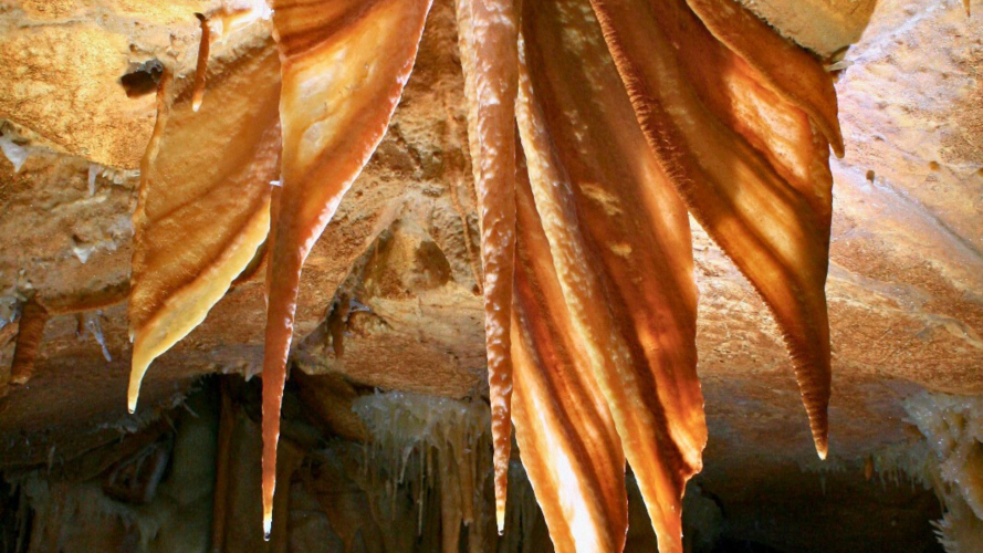 Details inside the cave in central Sardinia