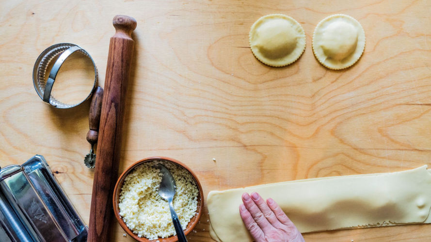 Preparazione delle seadas a Bonorva