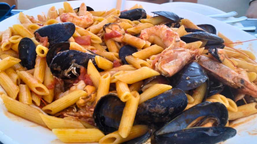 Lunch provided on board during the sailing trip to Asinara