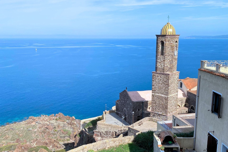 vista panoramica sul mare di Castelsardo