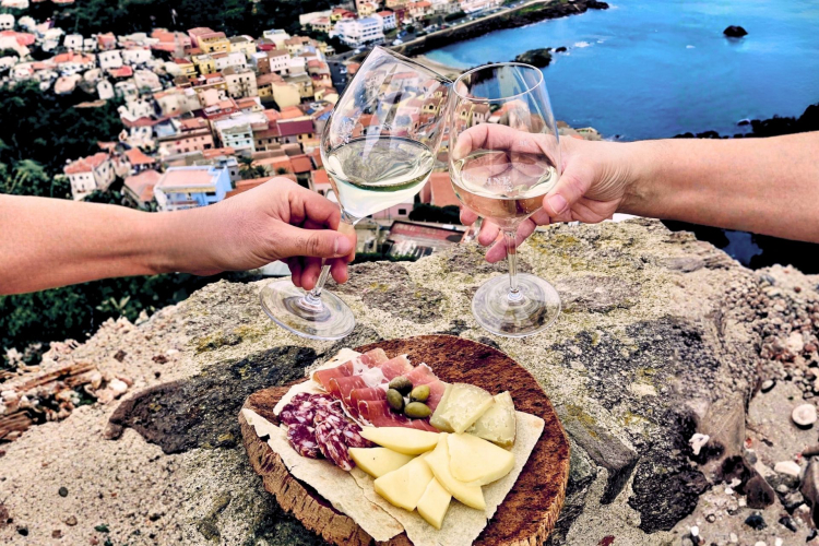 Brindisi e degustazione in un punto panoramico di Castelsardo