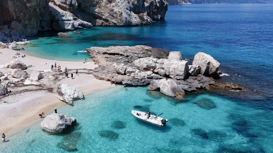Cala Mariolu nella costa est della Sardegna