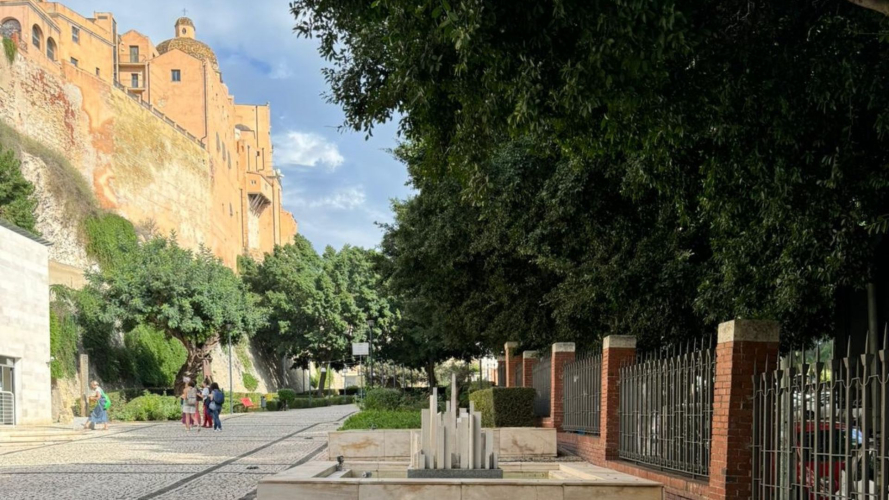 Centro di Cagliari nel sud della Sardegna