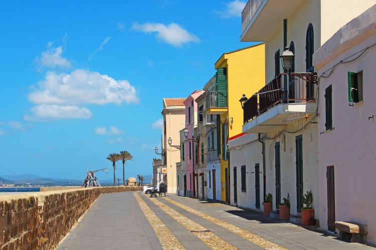 Lungomare di Alghero sui bastioni Marco Polo