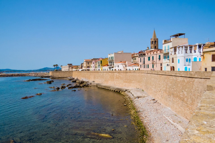 Lungomare di Alghero sui bastioni Marco Polo