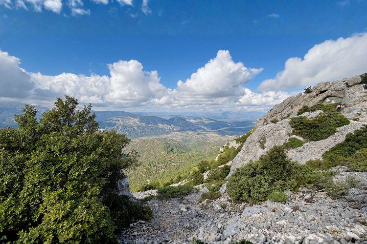 Panorama sul Golfo di Orosei dai sentieri del Supramonte