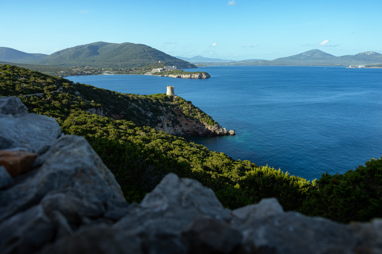 Coastal tower in north-western Sardinia