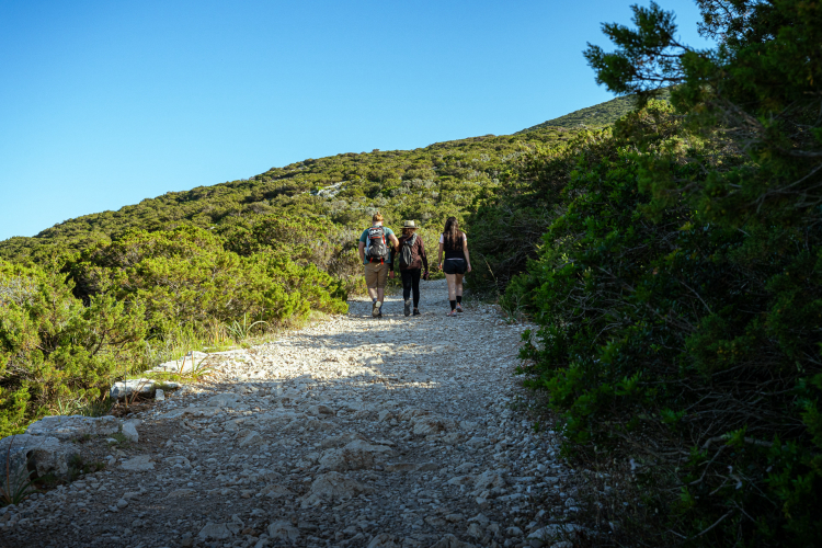 Trekking route in the Alghero area