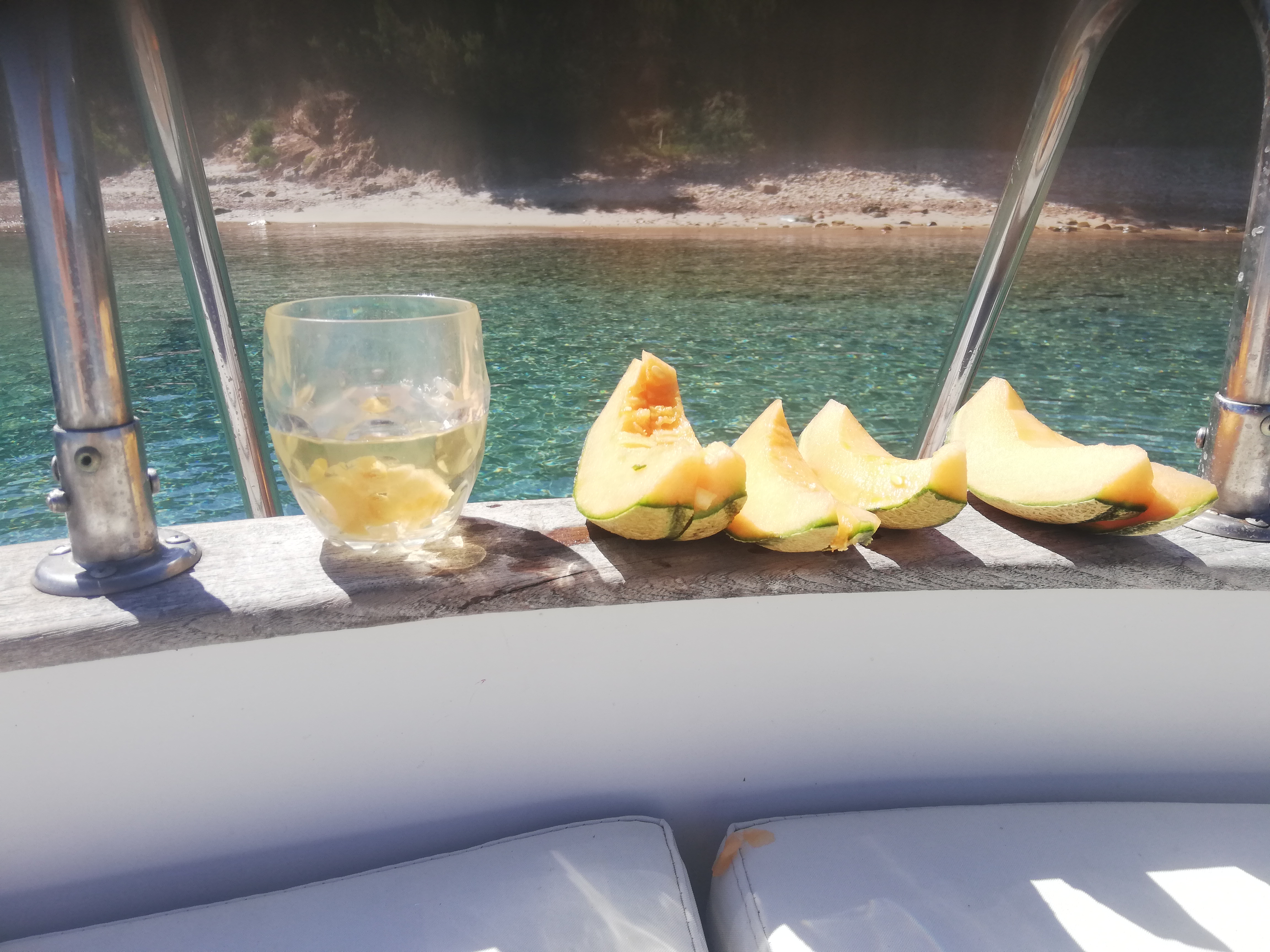 Fresh seasonal fruit offered during the tour from Porto San Paolo