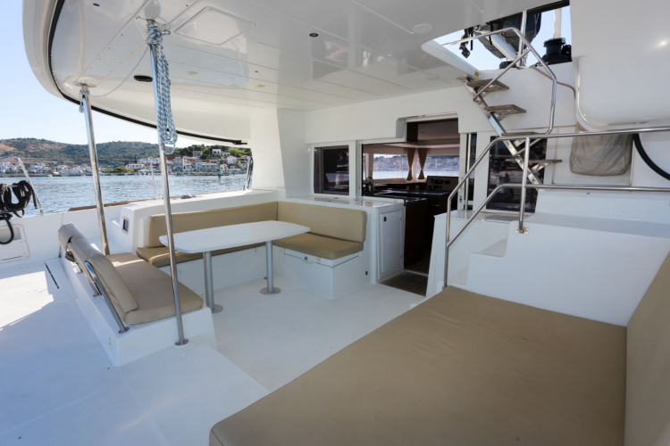 Fantasy catamaran interior