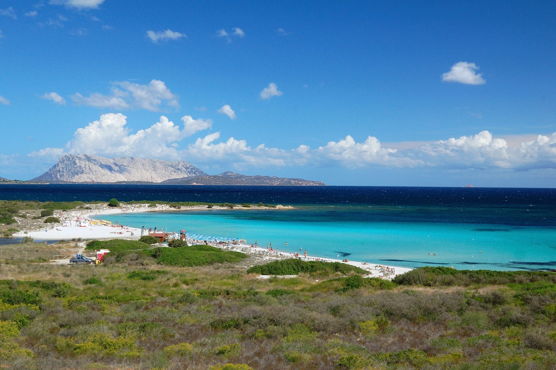 Der Strand von Cala Brandinchi in San Teodoro