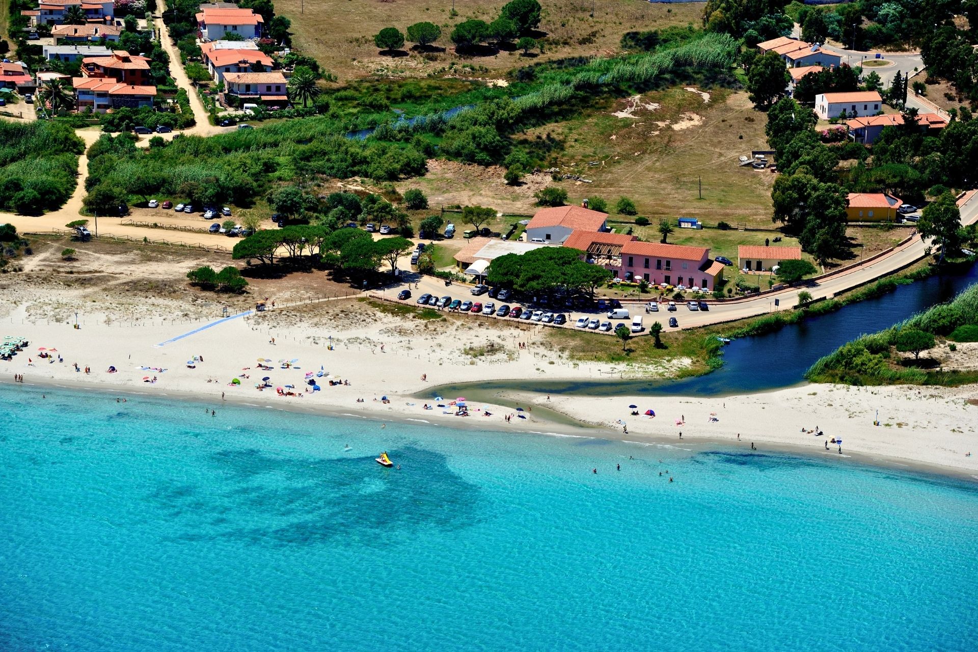 Aerial view of Budoni