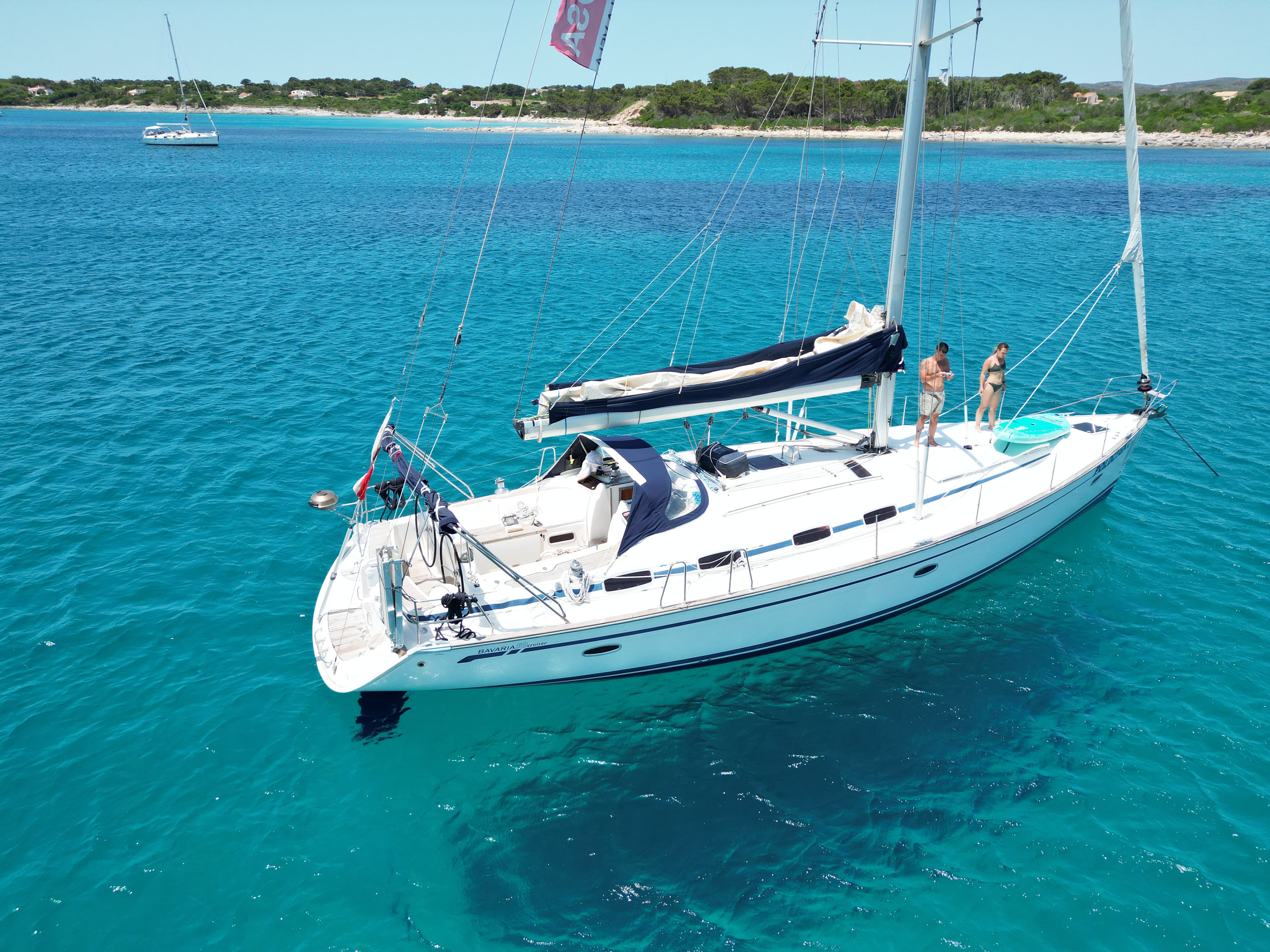 Segeltour zwischen Sant'Antioco und Carloforte, Stopps und Mittagessen