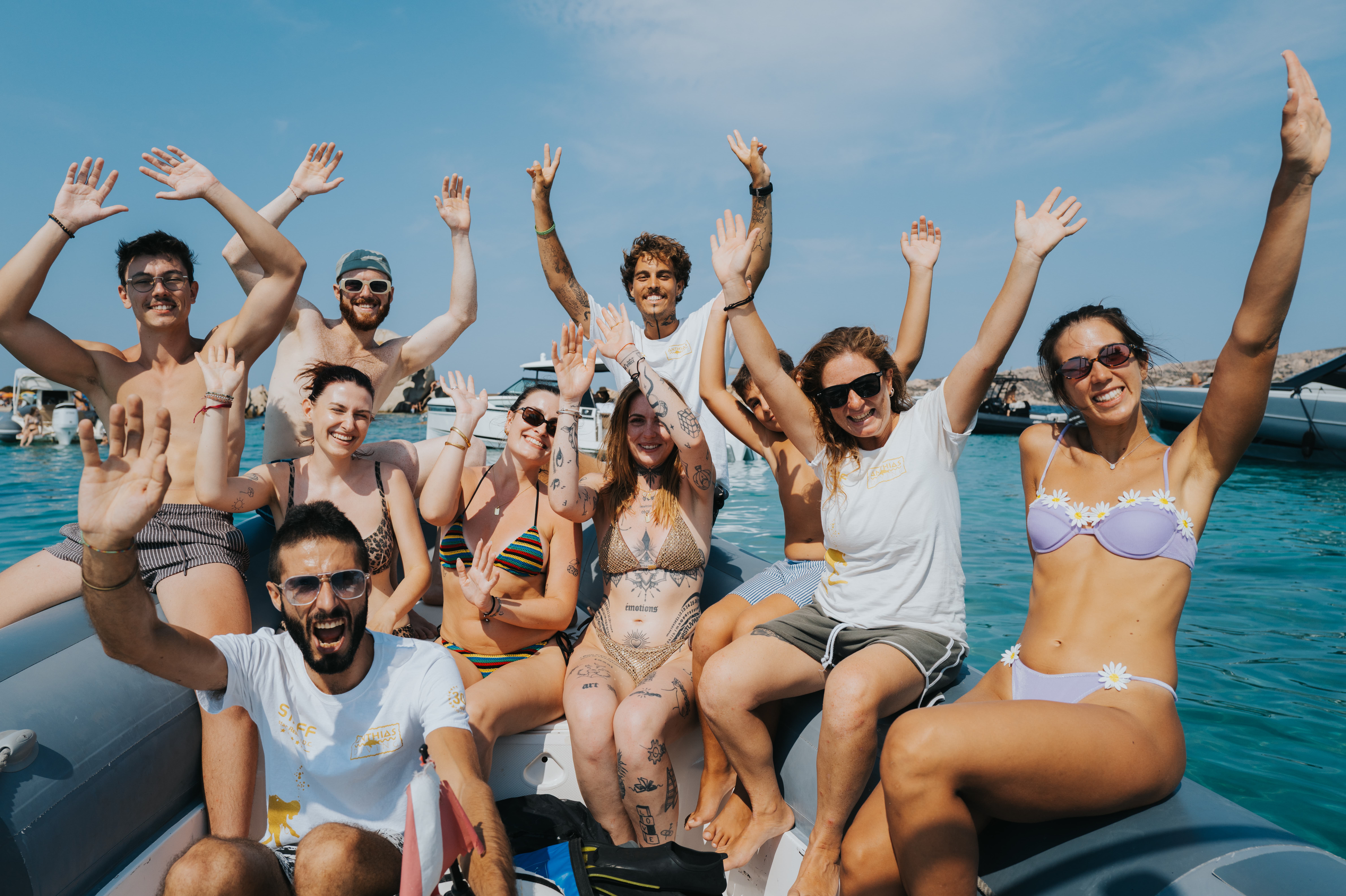 Excursion guidée de plongée avec tuba au départ de Cannigione avec guide et équipement inclus, navigation en bateau